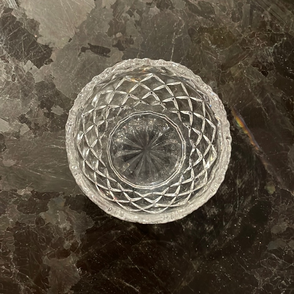Shannon crystal candleholder\bowl